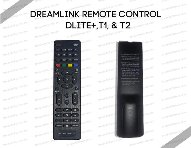 Dreamlink Remote Control for Dlite+,T1 T2 Dreamlink-Formuler 