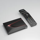 Formuler Z12 Ultra media player and BT3 backlit remote control on gray background