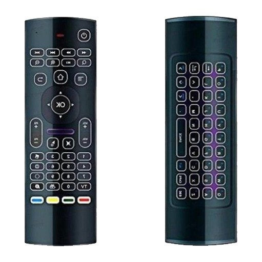 MX3 Pro backlit air mouse and keyboard remote