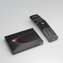 Formuler Z12 Ultra media player and BT3 backlit remote control on gray background