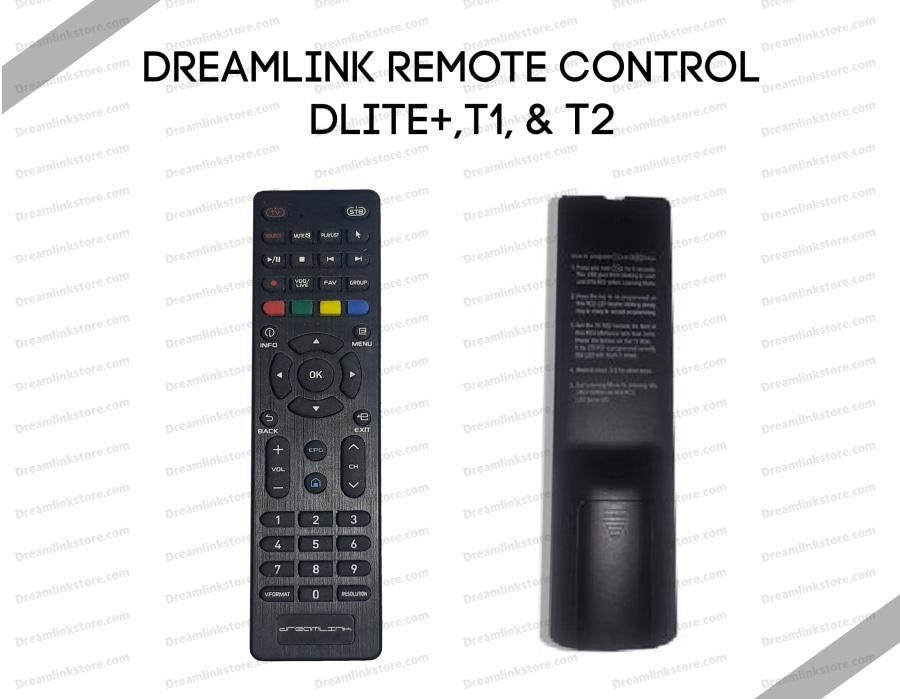 Dreamlink replacement remote for Dlite+, T1 and T2 boxes