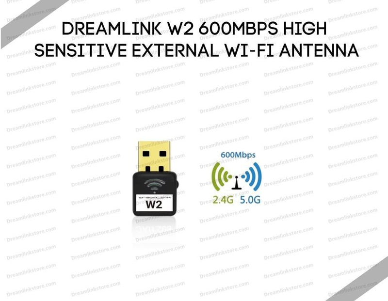 Dreamlink W2 600Mbps High Sensitive External Wi-Fi Antenna Dreamlink-Formuler 