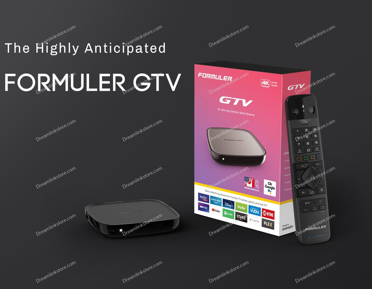 Formuler GTV 4K open-box Android TV receiver with voice remote