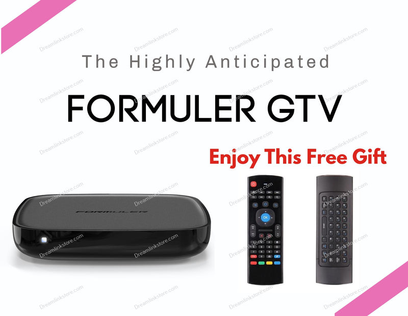 Formuler GTV 4K Media Streaming Box Dreamlink-Formuler Air mouse Remote & Keyboard 