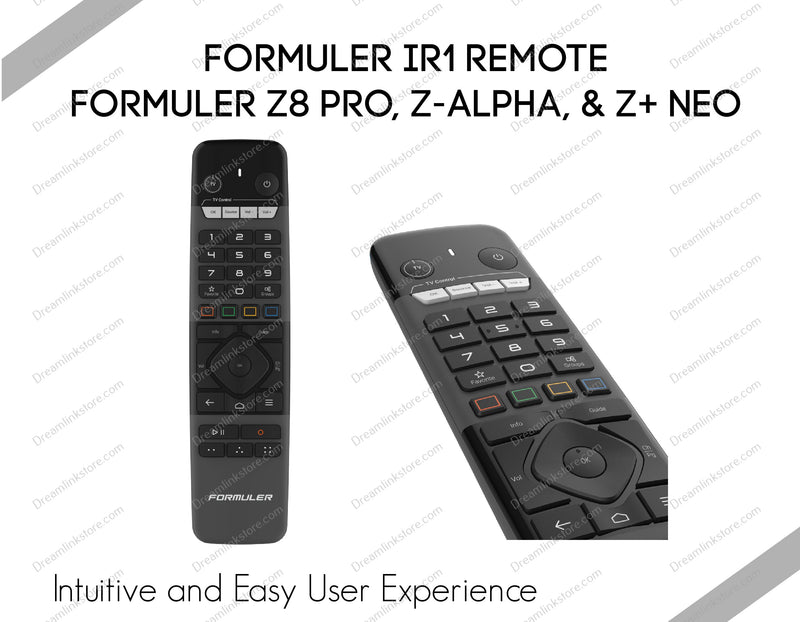 Formuler IR1 Remote - Formuler Z8 Pro, Z-Alpha, & Z+ Neo Dreamlink-Formuler 