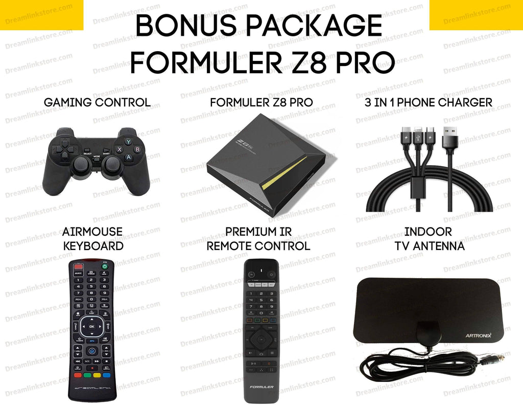 Formuler Z8 Setting Formuler Z8 PRO BONUS PACKAGE 4K
