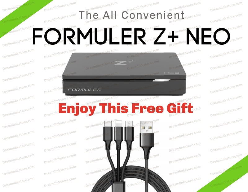 Formuler Z+NEO 4K Media Streaming Box Dreamlink-Formuler 3 IN 1 USB Phone Charger Cable 