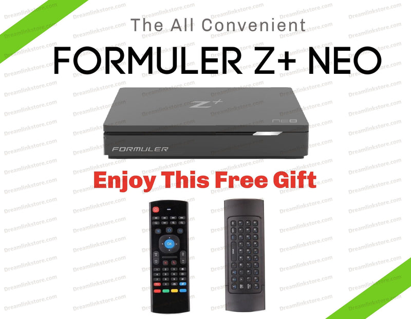 Formuler Z+NEO 4K Media Streaming Box Dreamlink-Formuler Air mouse Remote & Keyboard 
